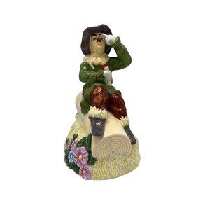 Vintage 1999 WIZARD OF OZ SCARECROW Figure Ceramic Bank by Enesco Turner Enter.